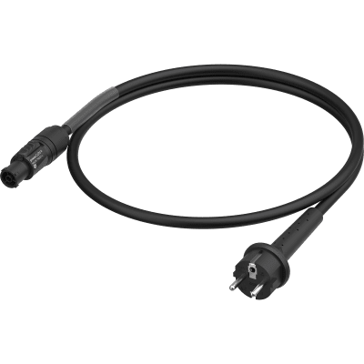 Afbeelding van aansluitkabel H07RNF 1,5mm2 Schuko>powerCON TRUE1  1,5m Ntrk